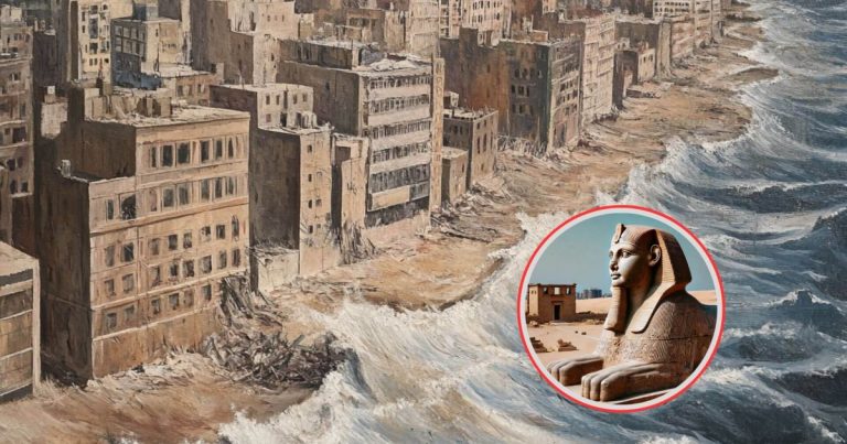 la histórica ciudad de Alejandría se desmorona más rápido de lo que se pensaba por el avance del mar