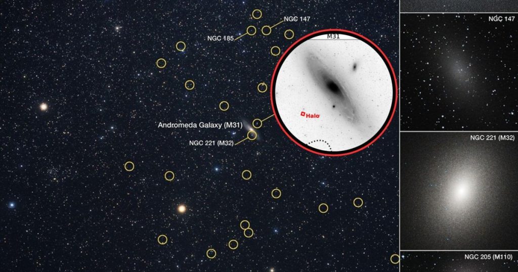 sus galaxias satélites tienen una órbita inesperada