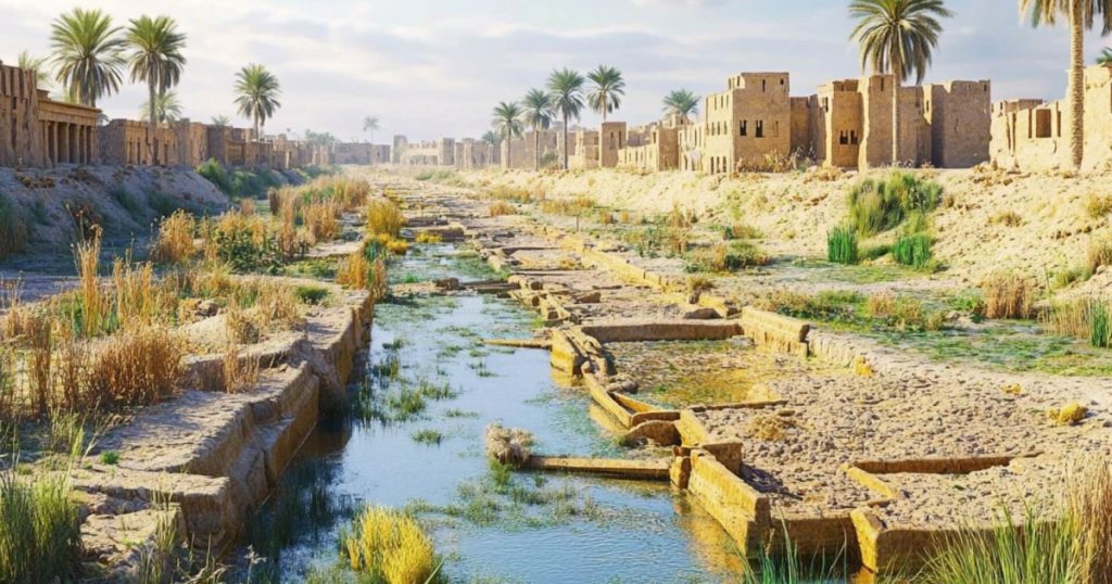 Arqueólogos consiguen reconstruir la red de canales de irrigación que hizo florecer la ciudad mesopotámica de Eridu hace 6000 años