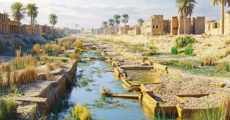 Arqueólogos consiguen reconstruir la red de canales de irrigación que hizo florecer la ciudad mesopotámica de Eridu hace 6000 años