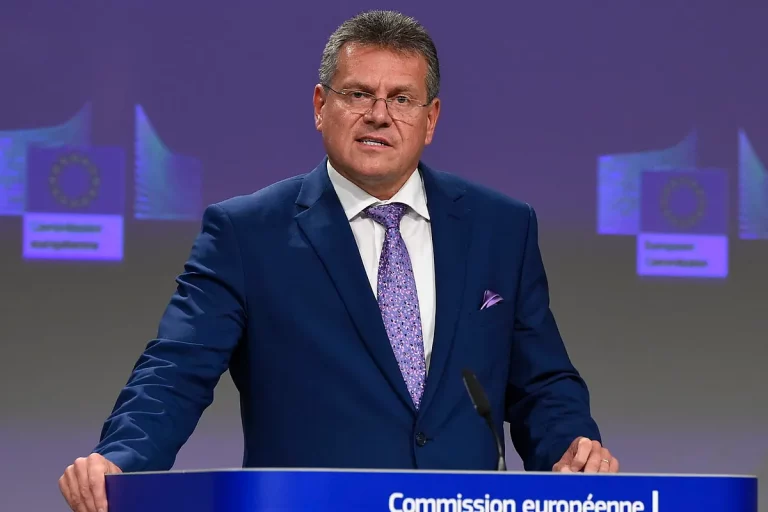 Maros Sefcovic, comisario de Comercio.