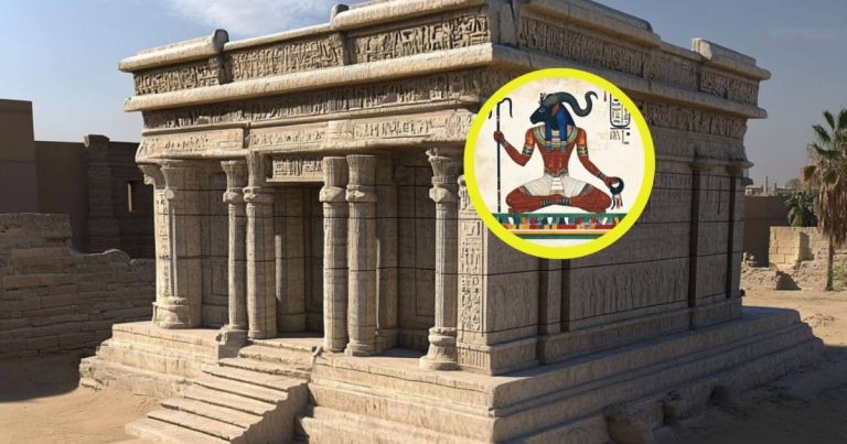 Este templo egipcio dedicado al dios Khnum recupera su esplendor gracias a los trabajos de restauración