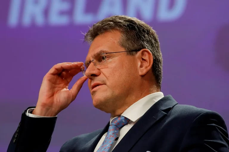 El comisario europeo de Comercio, Maros Sefcovic.