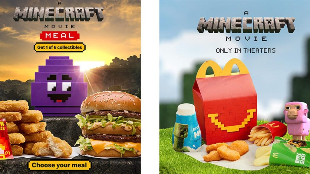 grimace minecraft happy meal