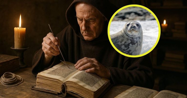 pieles traídas del Ártico para encuadernar libros monásticos