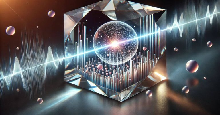 un cristal que cambia de fase y permite manipular partículas híbridas de luz y materia